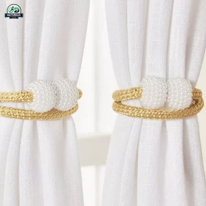 বিভিন্ন রঙের পর্দায় ব্যবহৃত গোল্ডেন ম্যাগনেটিক টাই ব্যাক – যেকোনো সাজে মানানসই