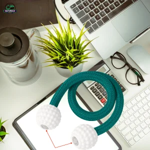 নীল ম্যাগনেটিক টাই ব্যাক সেটের প্যাকেজিং – উপহারযোগ্য লাক্সারি বক্স