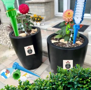 (৬ পিস সেট) Automatic Plant Self-Watering Spikes-Adjustable Drip Irrigation System। আপনি বাইরে থাকলেও গাছ থাকবে সতেজ! 🌱